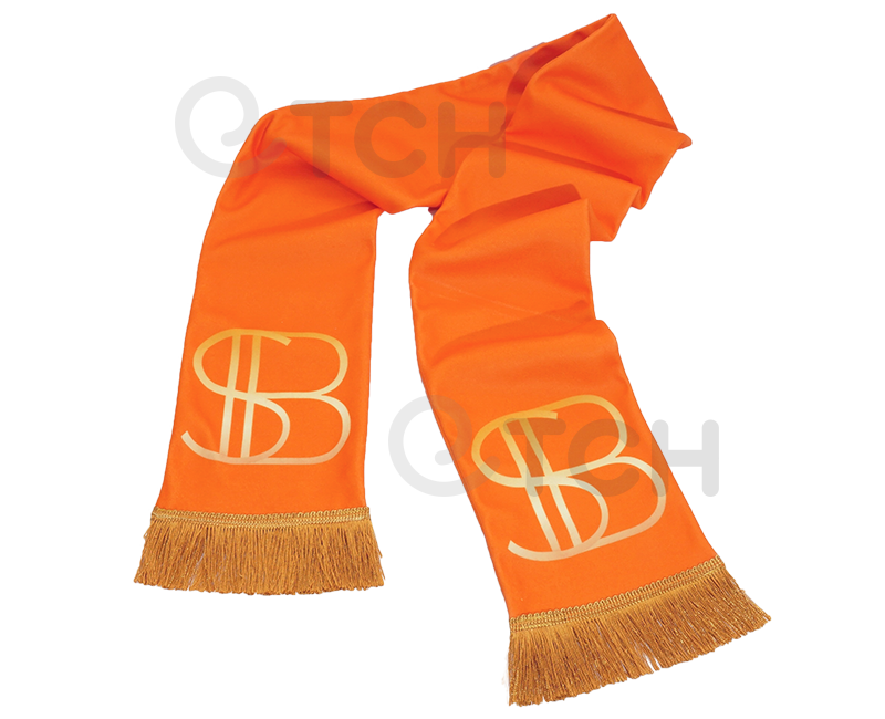 Флисовый шарф с логотипом