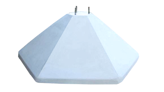 Бетонная пирамидка для установки флагштока